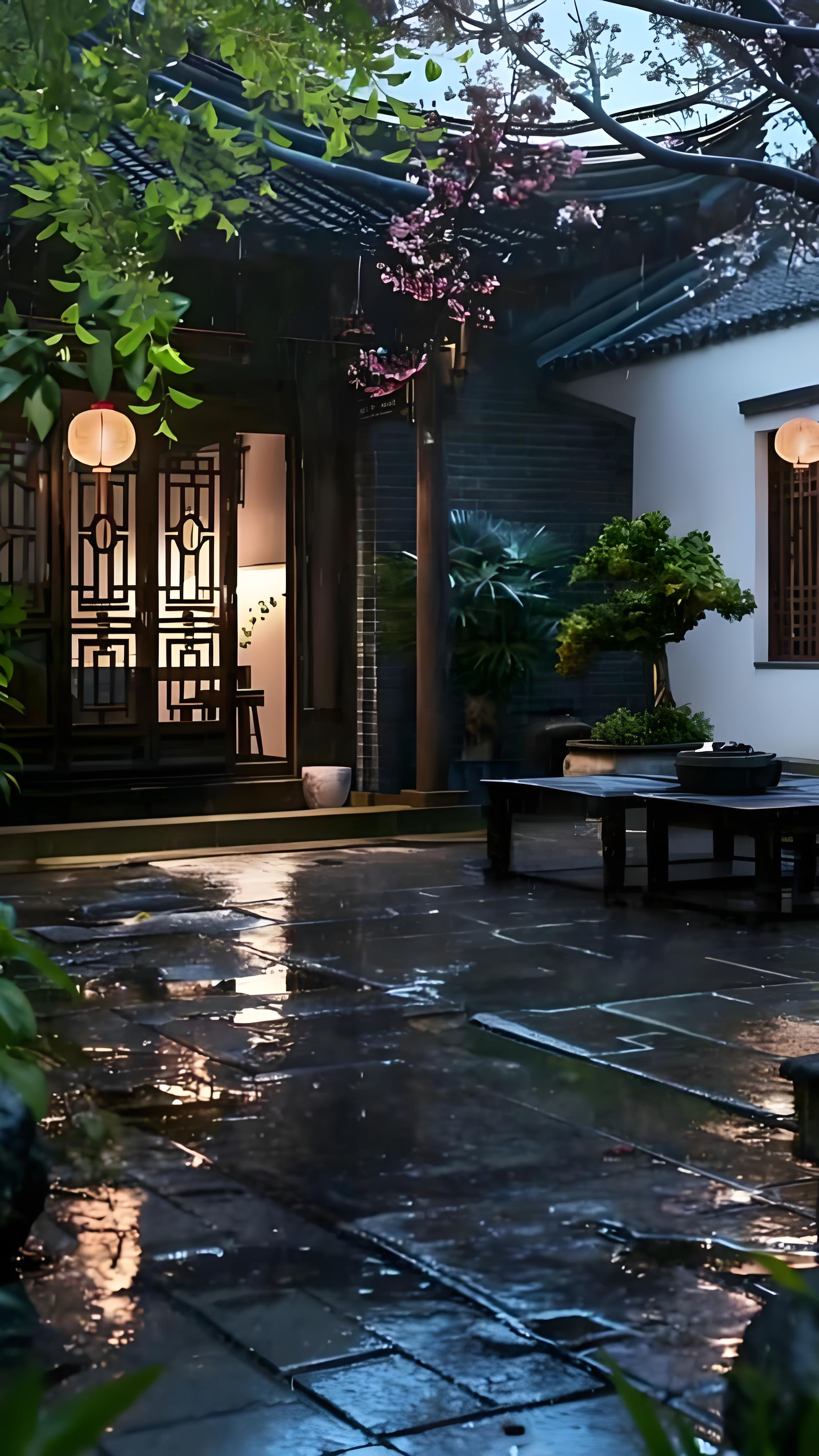 高剑的小院子·夜景
